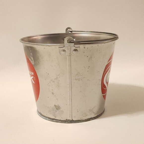 RETRO MOLSON KICK BEER BUCKET METAL BAR USED Discontinued beer - Picture 5 of 6